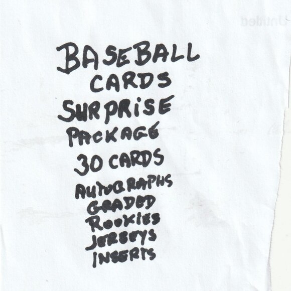 BASEBALL CARDS SURPRISE PACKAGE GRADED/JERSEY/ROOKIE CARDS 30 - Picture 1 of 2